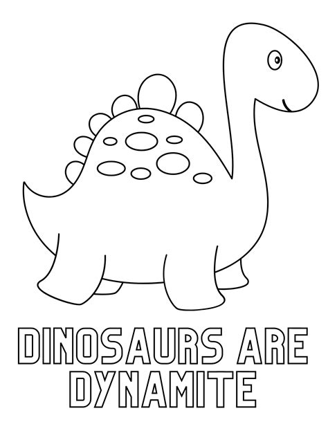 dinosaur colouring pages free printables|More.